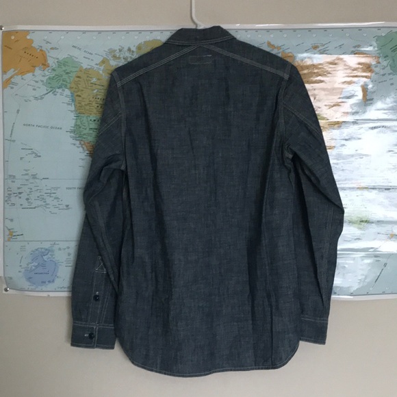 J CREW men’s chambray shirt XS - Picture 3 of 5